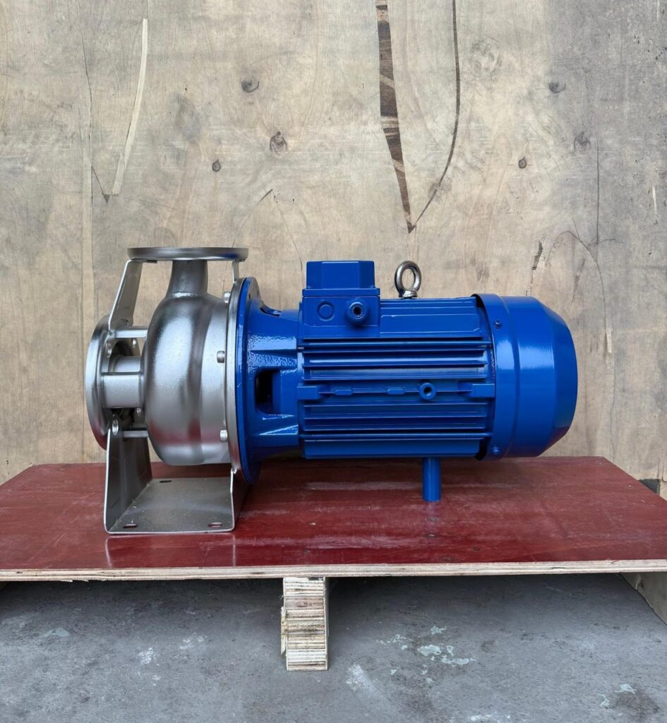 Bơm ly tâm trục ngang đầu inox