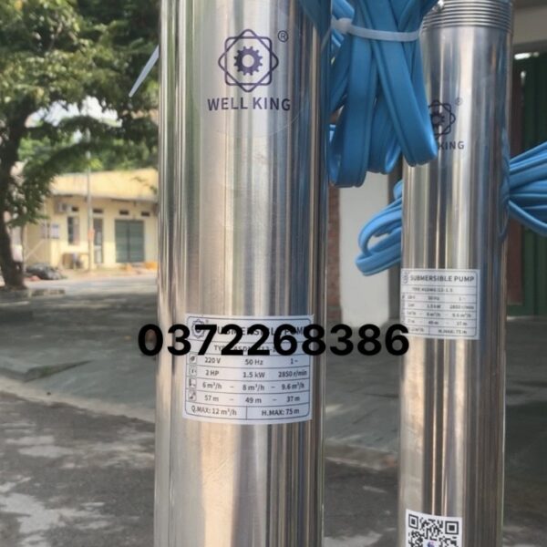 Bơm chìm giếng khoan JINBA 4SDM6/8-0.75KW