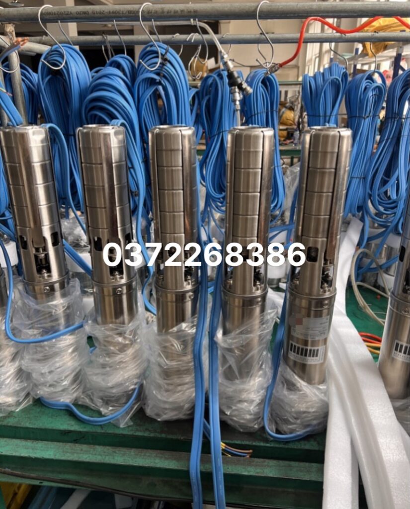 Bơm chìm giếng khoan 6 inch 5.5KW