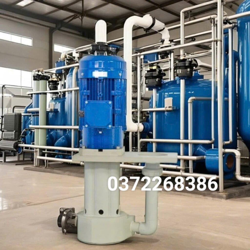 Bơm hóa chất trục đứng nhúng chìm