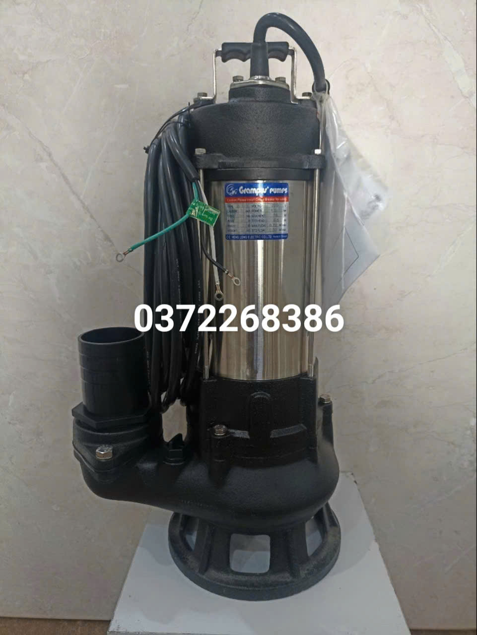 Bơm chìm nước thải Grampus B-3104 Bơm chìm nước thải Grampus B-3104