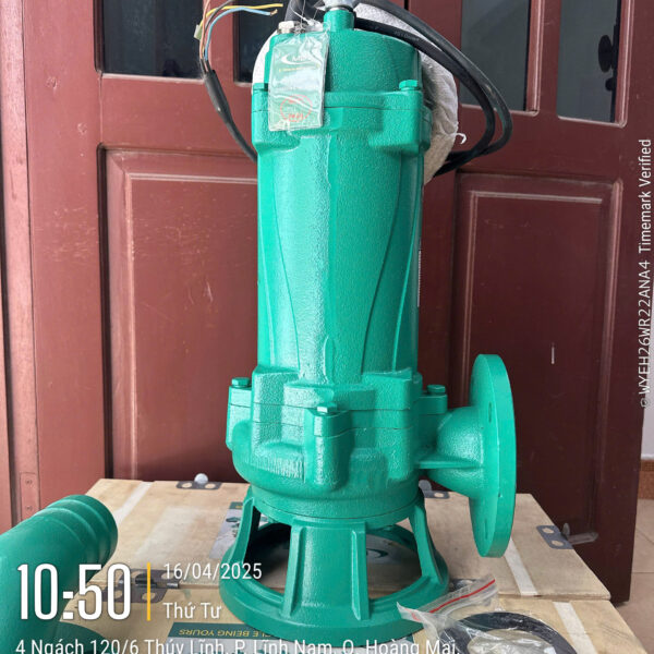 Bơm chìm cánh cắt rác MBY
