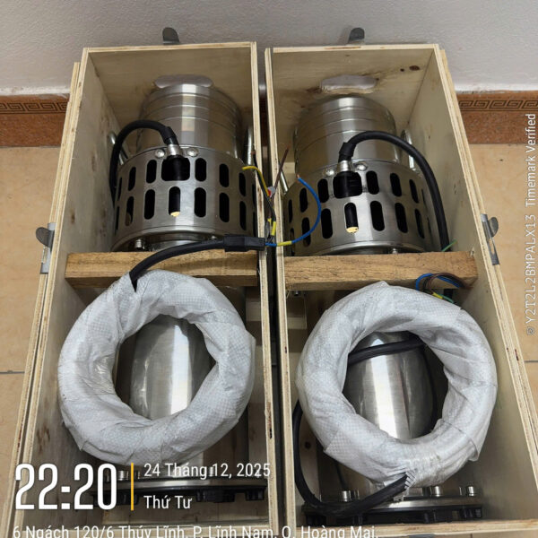 Máy bơm chìm inox 100QY65-14-4S