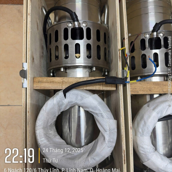 Máy bơm chìm inox 200QY250-7-7.5S